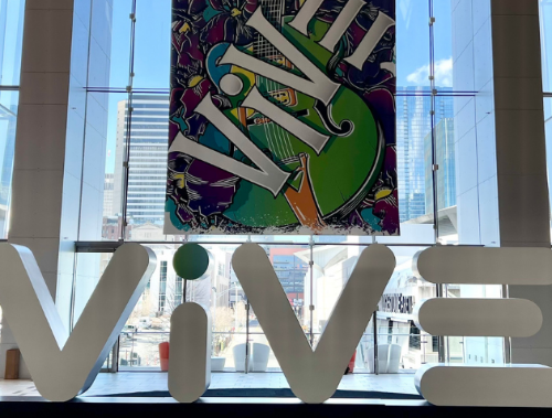 ViVE 2023 conference sign