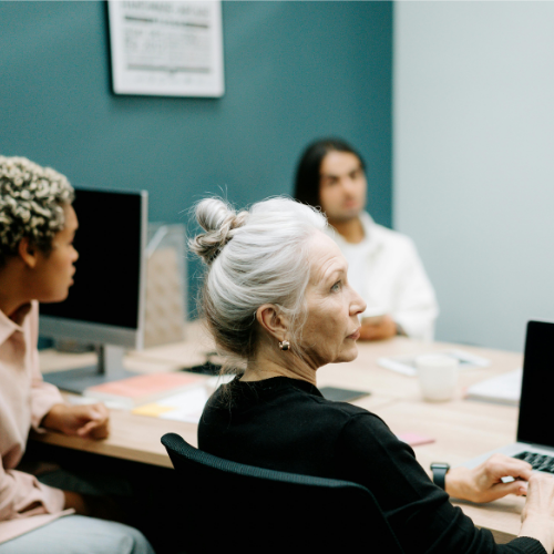 colleagues working together collaboratively