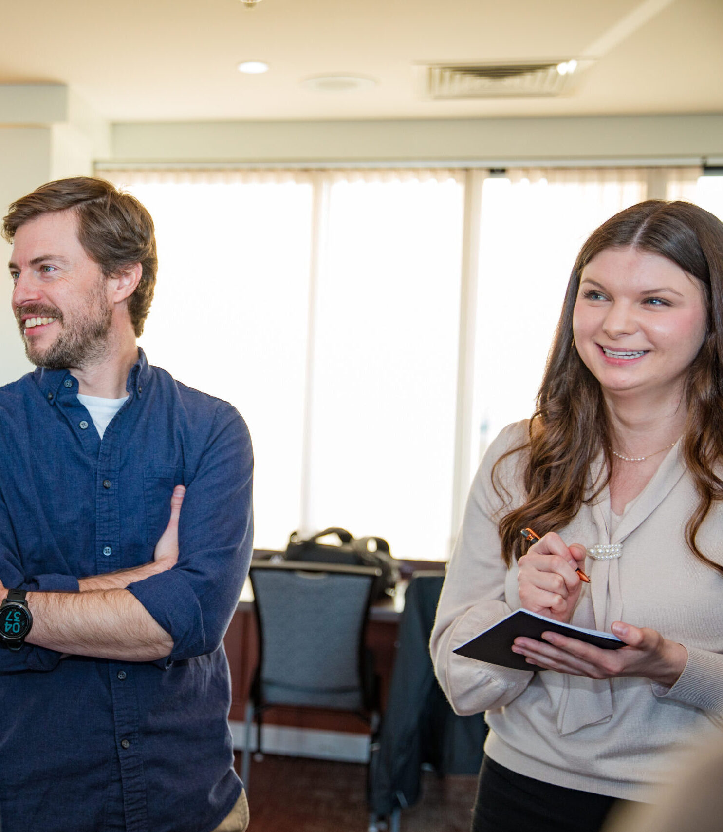 Bryce and Jett laughing