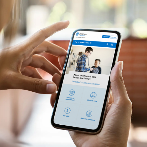 Children's Wisconsin accessible website